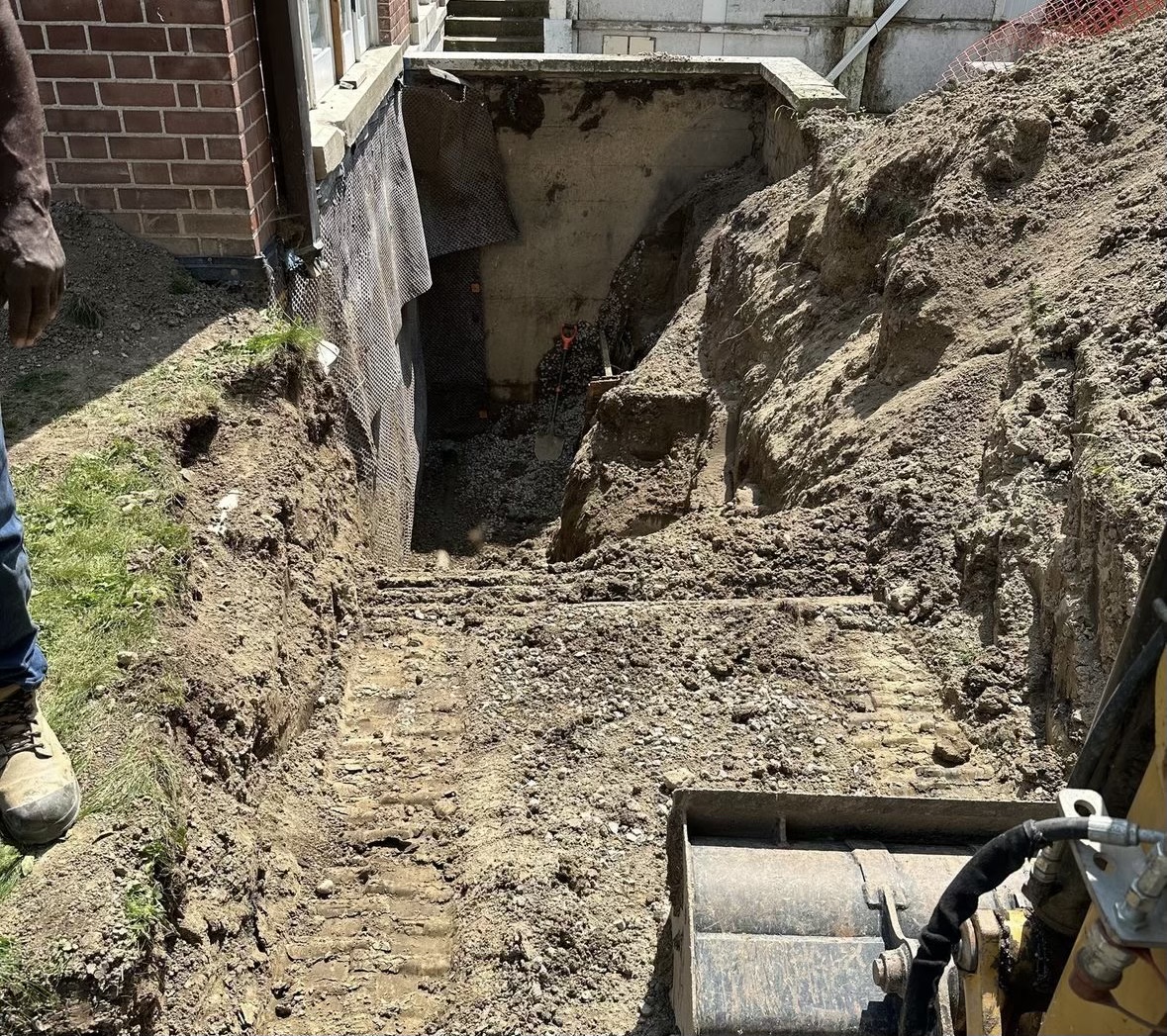 installing foundation